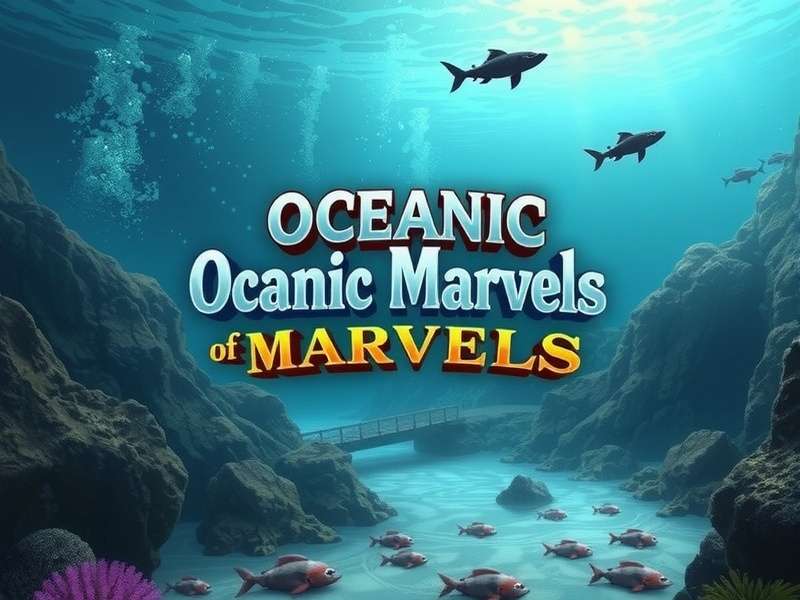 Oceanic Marvels game banner showing underwater scenery